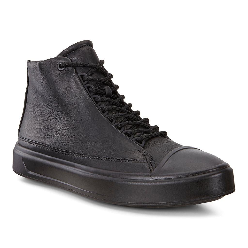 Ecco Flexure T-Cap Mens Boots In Black Online - India XMD-482576